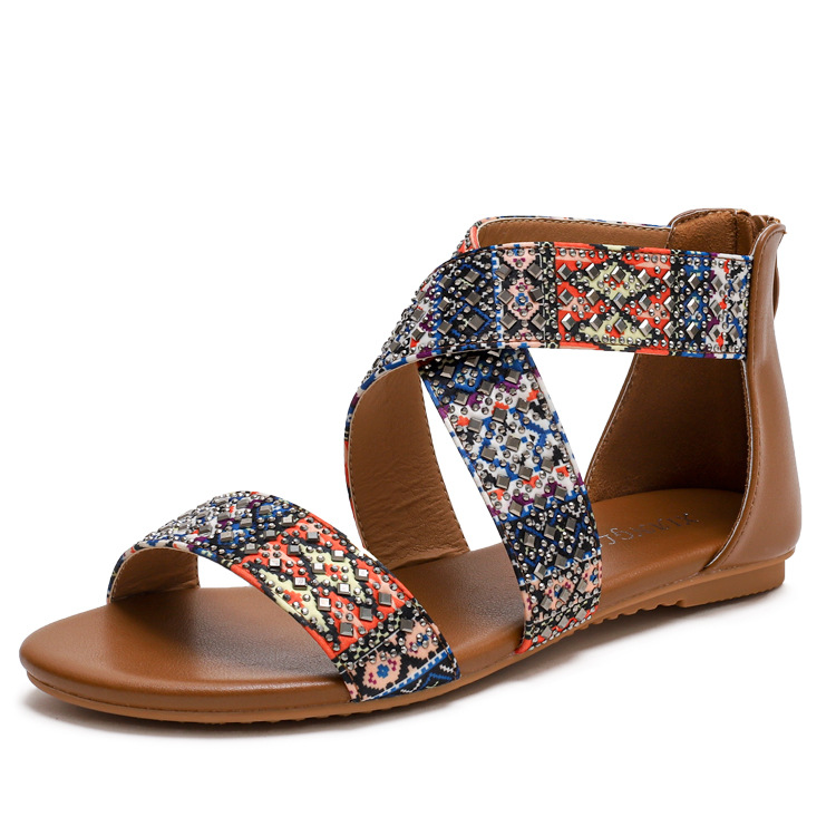 Bohemian Ethnic Beach Flats