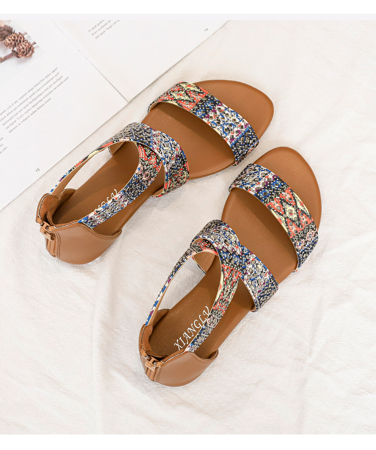 Bohemian Ethnic Beach Flats