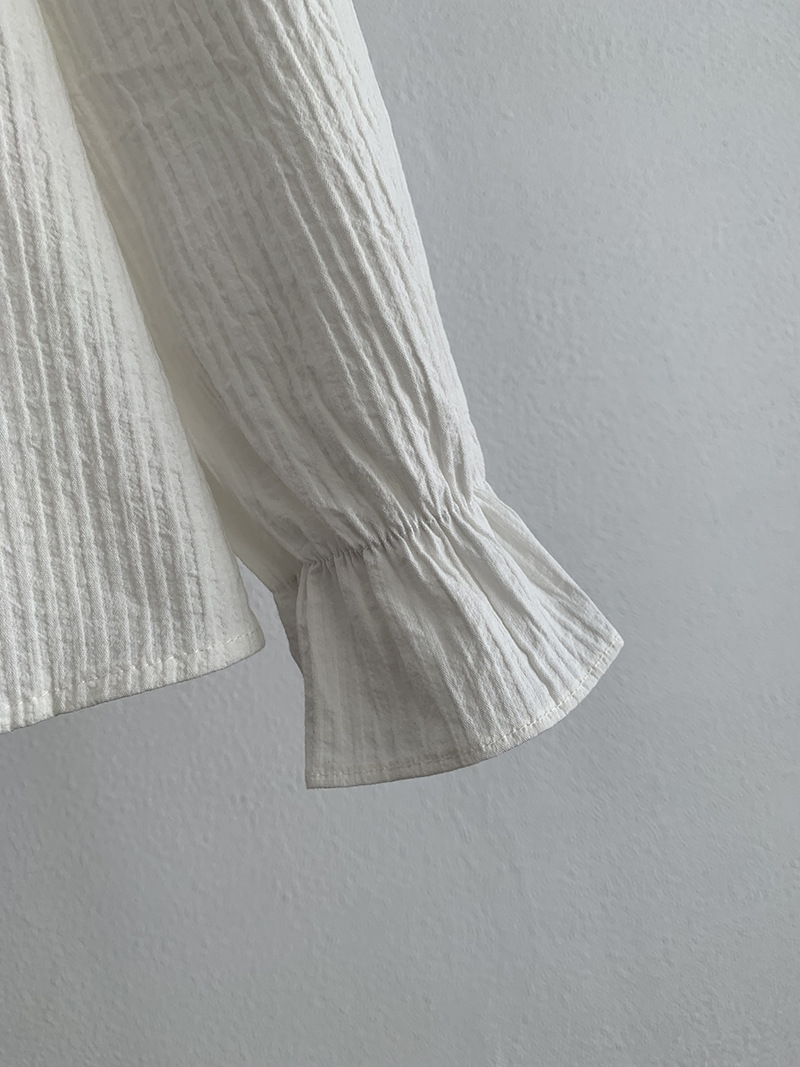 Classical Lace Long -sleeved Shirt