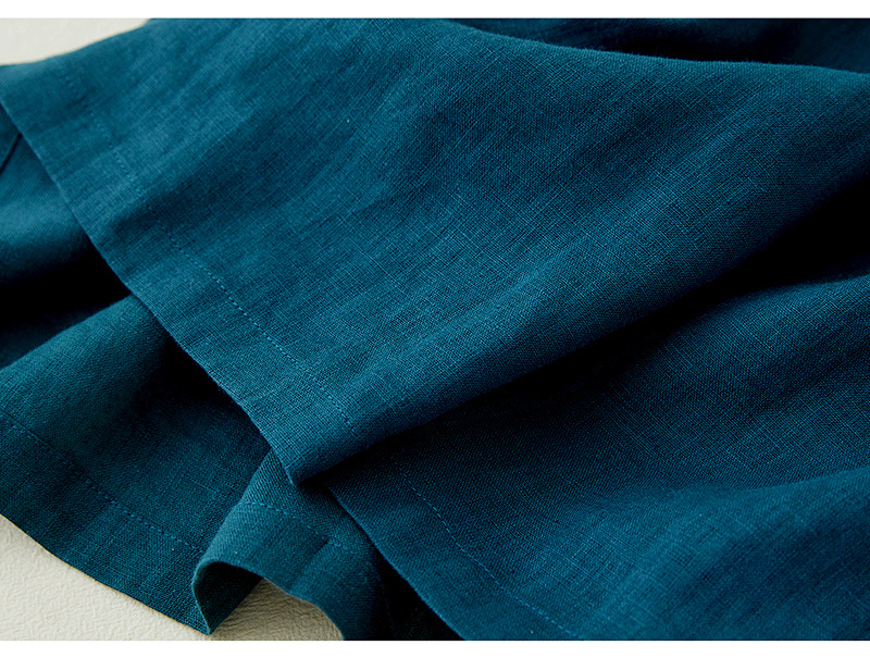 Women's Comfortable Retro Peacock Blue Dress