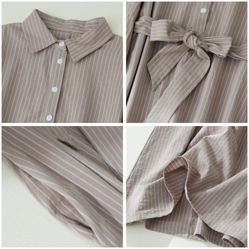 Retro Elegant Stripe Dress