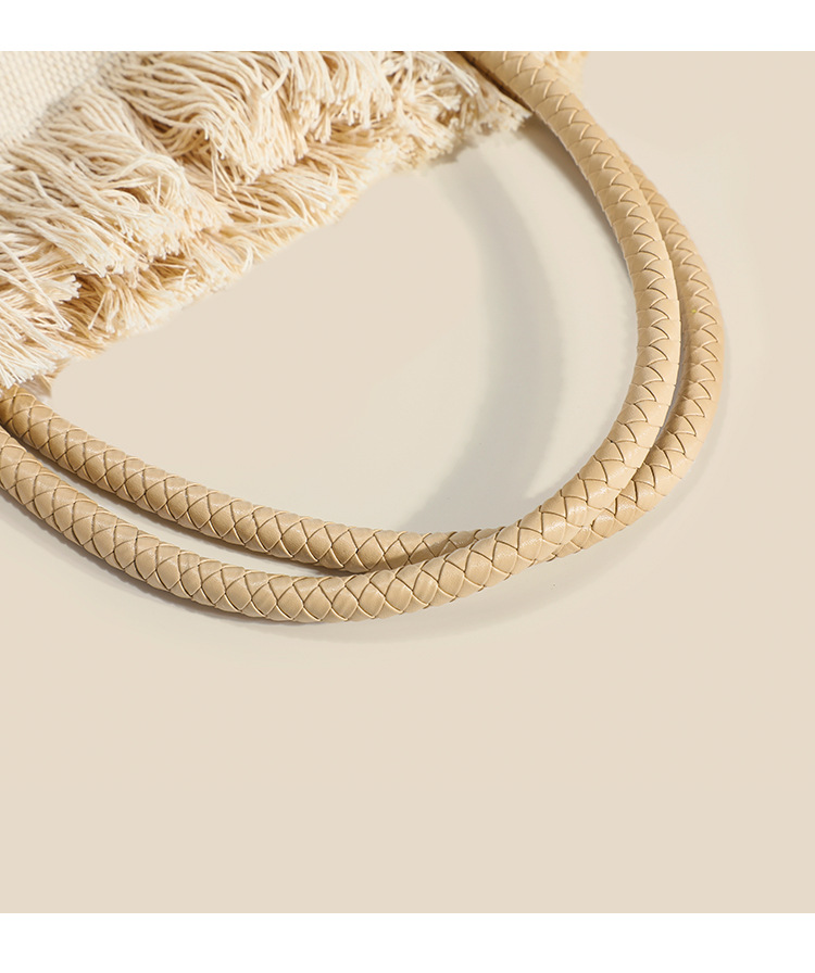 Fashion Simple Tassel Large Capacity Shoulder Bag