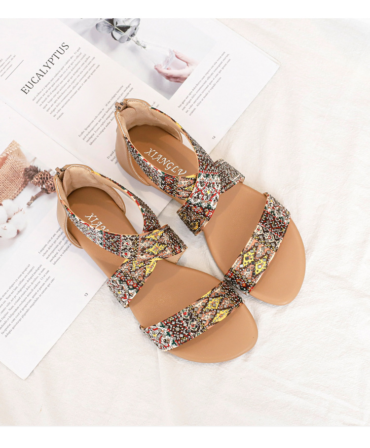 Bohemian Ethnic Beach Flats