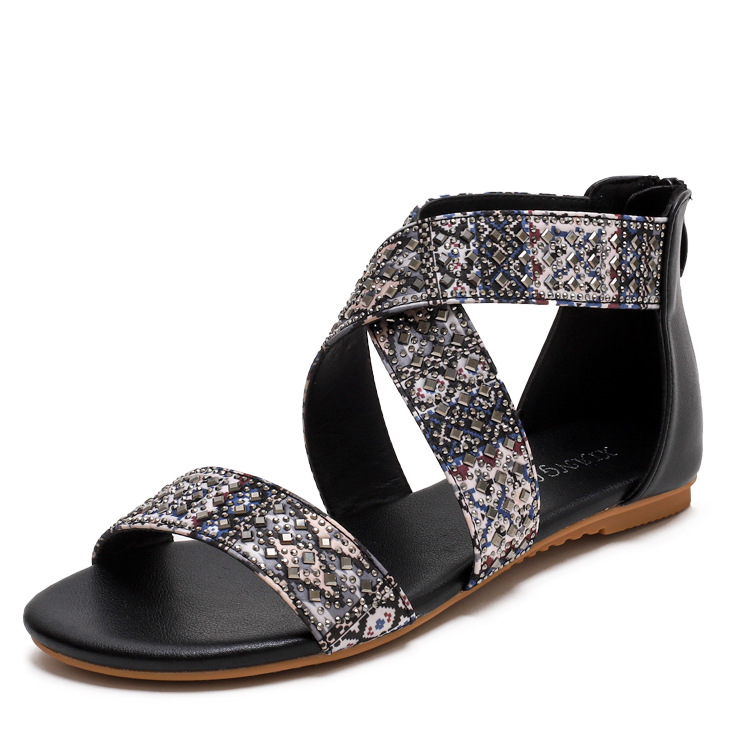 Bohemian Ethnic Beach Flats