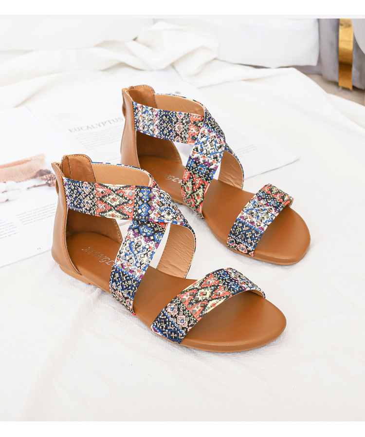 Bohemian Ethnic Beach Flats