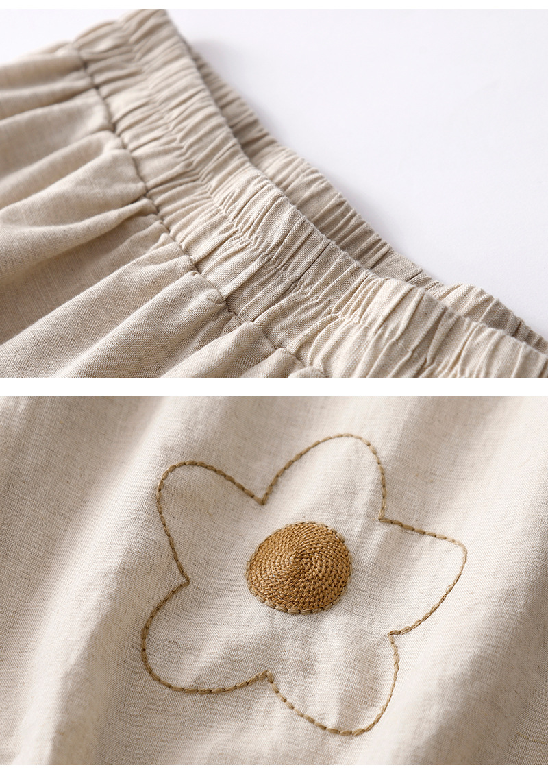 Chic Interest Embroidery Harem Trousers