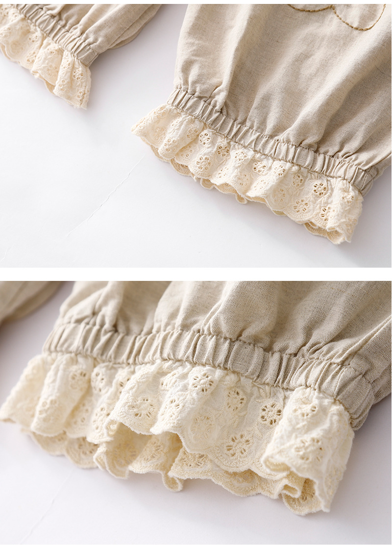 Chic Interest Embroidery Harem Trousers