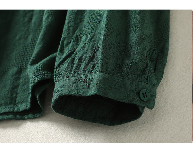 Elegant Retro Lace Long -sleeved Shirt